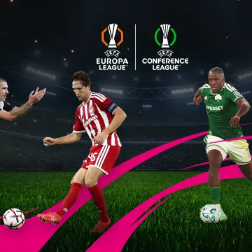 UEFA Europa & Conference League: Οι ευρωπαϊκές «μάχες» Ολυμπιακού, ΟΦΗ και Παναθηναϊκού στη MagentaTV